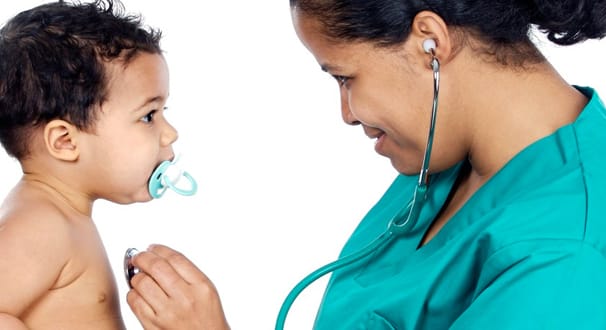 Friendly pediatrician